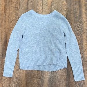 Light blue knit long sleeve H&M sweater